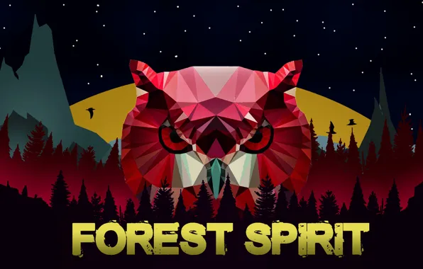 Forest, owl, forest, owl
