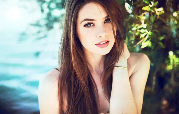 Look, portrait, freckles, Juliet