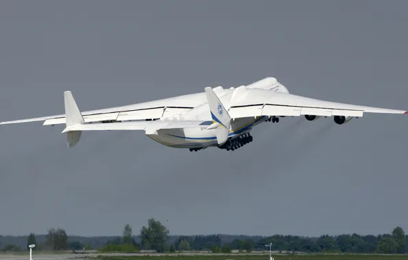 The sky, The plane, Wings, Engines, Dream, Ukraine, Mriya, The an-225