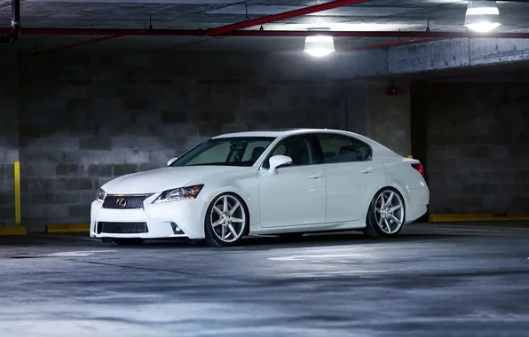 Lexus, Parking, White, 350