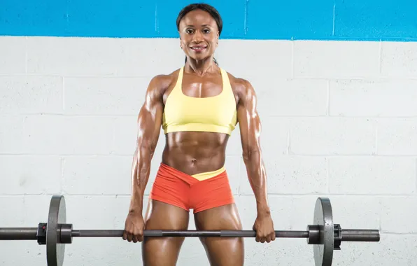 Picture muscle, power, female, weightlifting, bodybuilder, weight lifting