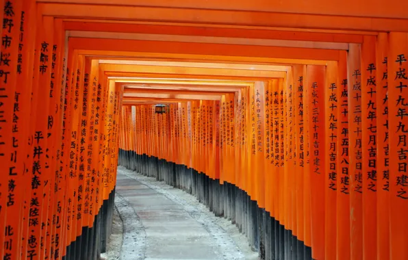Japan, temple, Kyoto, Fushimi Inari