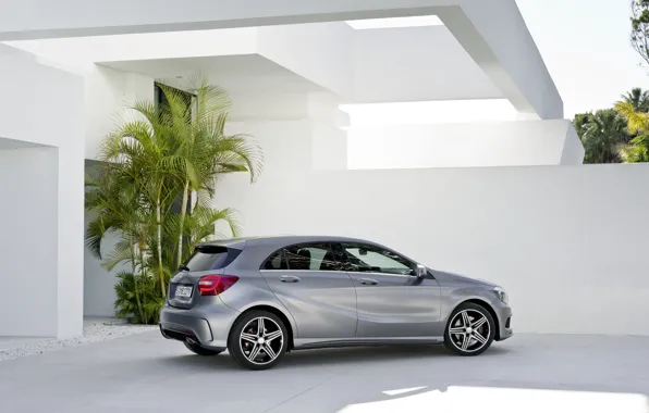House, grey, Mercedes, Mercedes, A class, AMG package