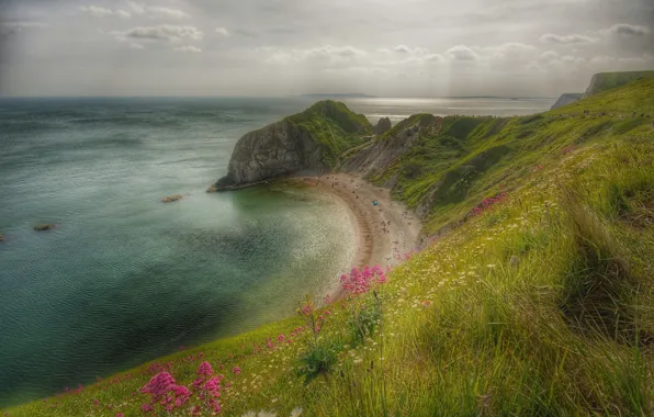 Sea, beach, landscape, nature, coast, beauty