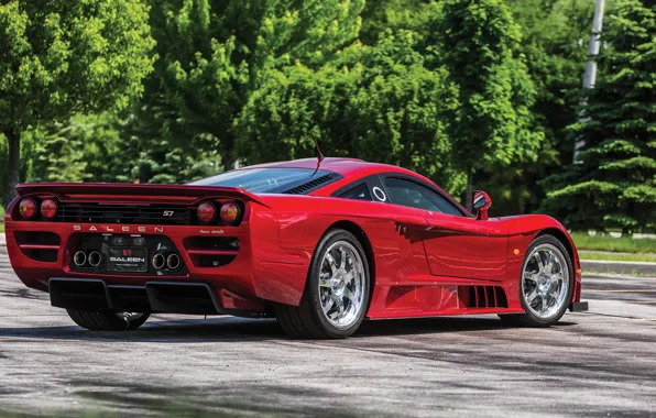 Greens, Road, Saleen, Drives, Supercar, 2005, Twin Turbo, Saleen S7 Twin Turbo