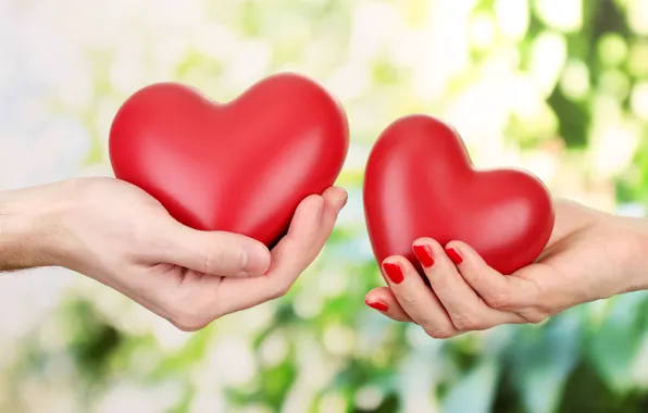 Love, romance, heart, hands, love, Valentine's day, hearts, Valentine's Day