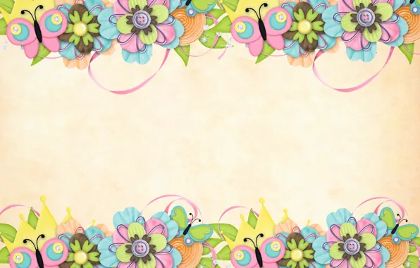 Picture flowers, background, texture