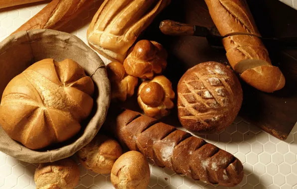 Bread, bread, pies, bread and bakery products