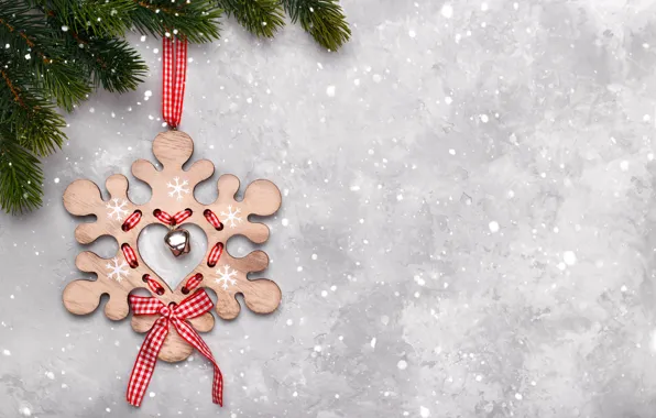 Snow, New Year, Christmas, Christmas, snow, New Year, decoration, snowflake