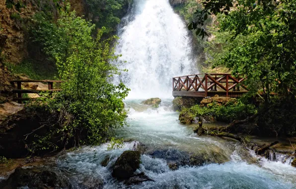 River, stones, waterfall, stream, Playground, Serbia, resavica