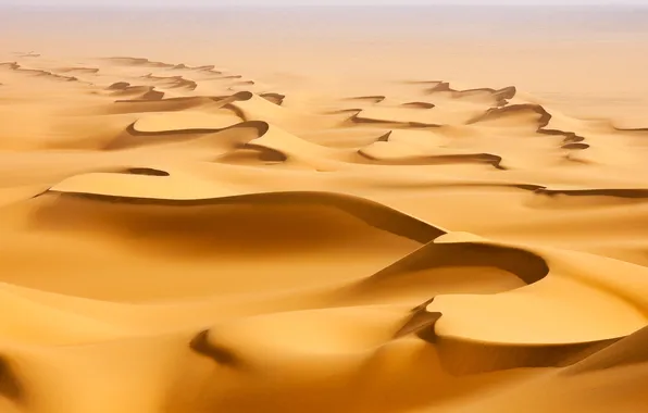 The sky, desert, dunes