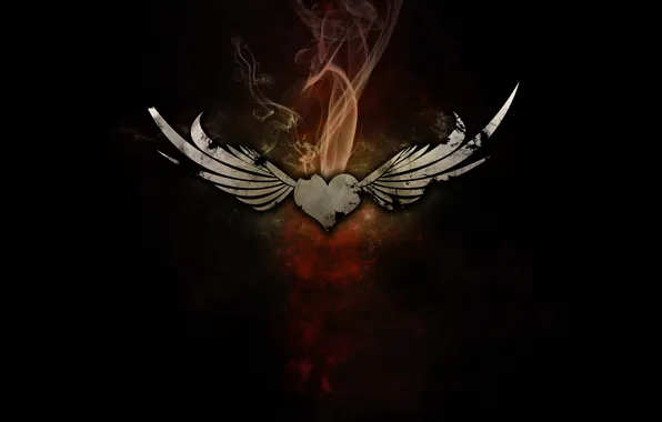 Heart, Smoke, Wings