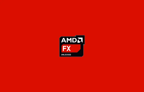 Red, background, processor, amd