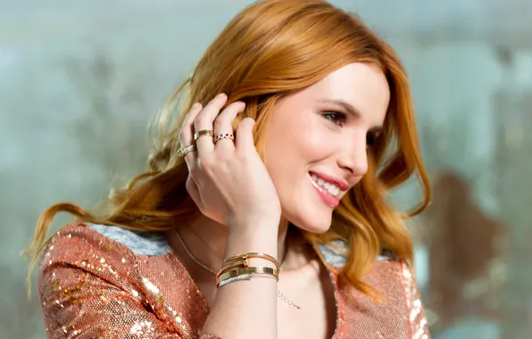 Decoration, smile, model, actress, hairstyle, redhead, photoshoot, brand