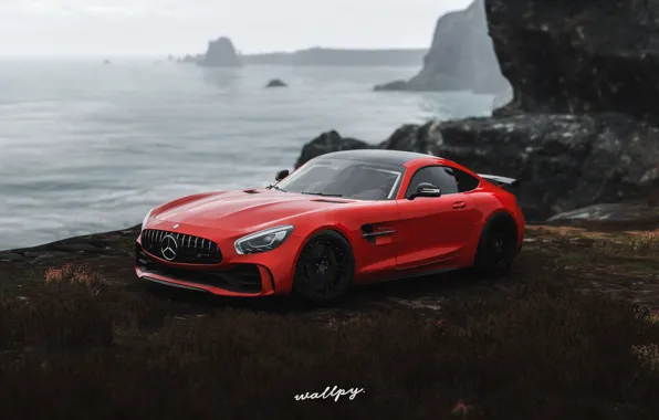 Mercedes-Benz, Microsoft, game, AMG, 2018, GT R, Forza Horizon 4, by Wallpy