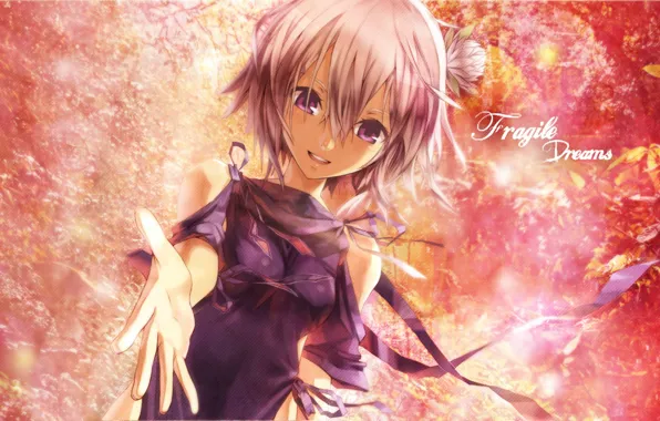Hand, girl, gesture, visual novel, fragile dreams