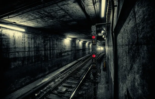 Picture Train, Underground, Tunnel
