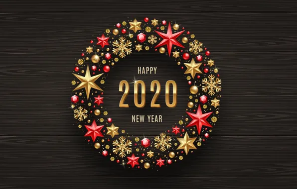 Stars, decoration, snowflakes, Christmas, New year, Christmas, New Year, 2020
