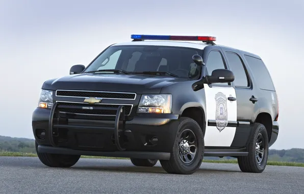 Police, Chevrolet, jeep, SUV, Chevrolet, police, the front, spec.version