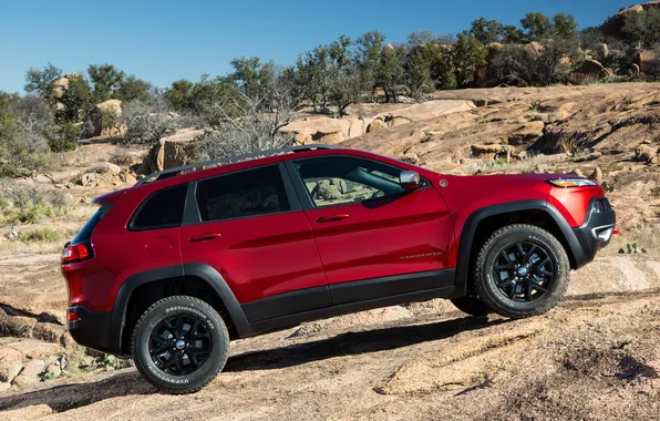 Auto, Wallpaper, view, SUV, side, Jeep, Trailhawk