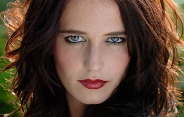 Look, face, model, actress, brunette, Eva Green, Eva Green