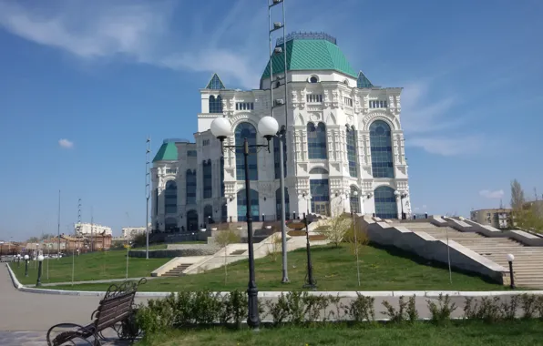 Castle, the building, theatre, Opera, Astrakhan