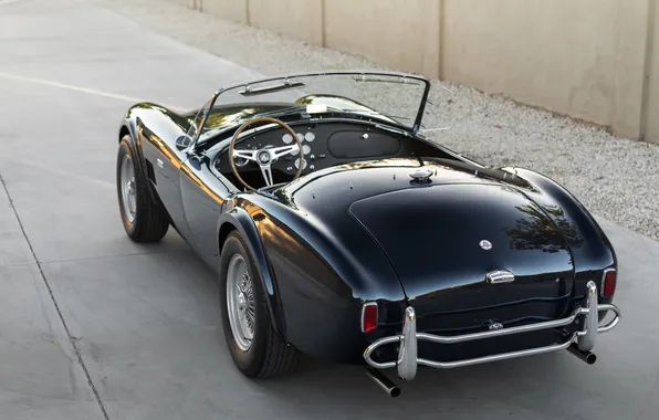 Black, Shelby, retro cars, 1963, Shelby Cobra, the only instance, Cobra 289, sports cars