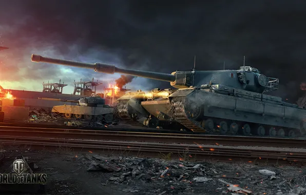 Picture England, UK, WoT, World of Tanks, World Of Tanks, Conqueror, Wargaming Net, British Tank