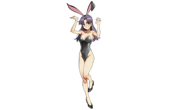 Girl, sexy, cleavage, long hair, brown eyes, boobs, anime, beautiful
