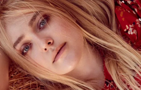 Face, portrait, actress, Dakota Fanning