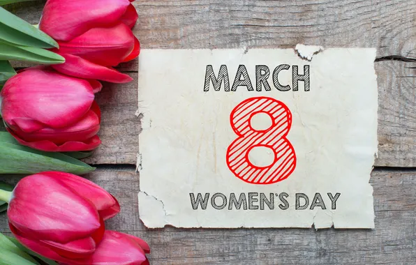 Flowers, figure, tulips, happy, March 8, flowers, tulips, spring