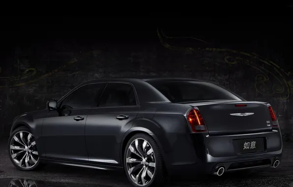 Picture Concept, Machine, The concept, Chrysler, Black, Car, Car, Black