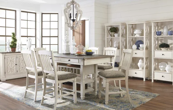 Style, room, interior, Provence, dining room