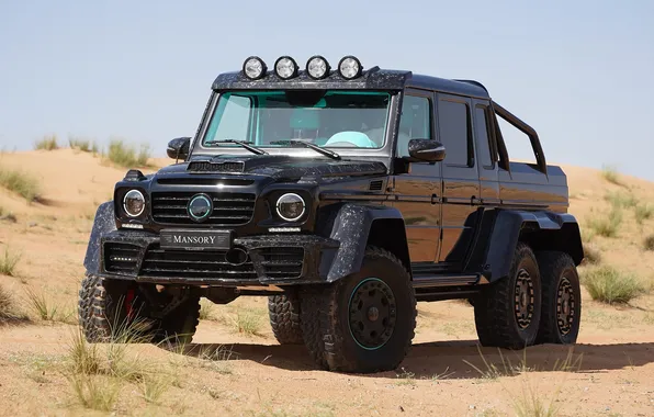 Mercedes, pickup, Mansory, AMG, 6x6, 2015, G 63, Gronos