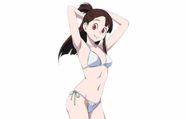 Girl, sexy, cleavage, long hair, boobs, anime, beautiful, pretty