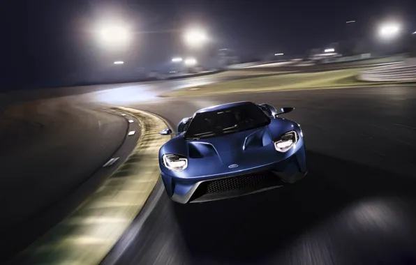 Picture Ford, Ford GT, supercar, speed, track, 2016