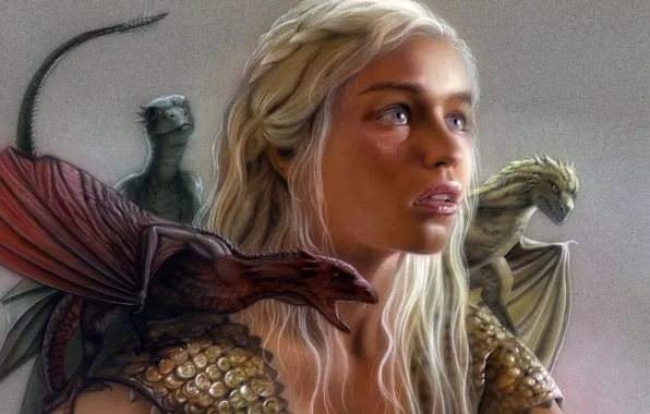 Dragon, the series, Series, dragon, Game of thrones, Emilia Clarke, Daenerys Targaryen, Game of thrones