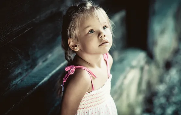 Picture girl, braids, Poland, Warsaw, Jacky ART, Zuza