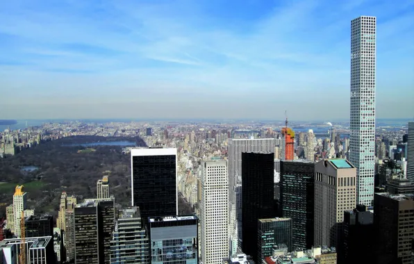 New York, Panorama, Manhattan, Building, USA, USA, New York, Manhattan