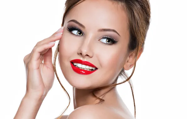 Smile, hands, makeup, gesture, model, Valua Vitaly