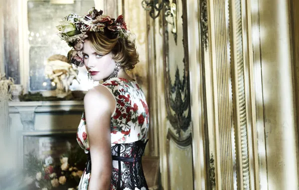 Wallpaper Flower, Vintage, Actress, Dress, Rachel Hurd Wood images for