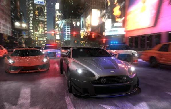 Picture Lamborghini, USA, Race, Cars, Chicago, New York, Detroit, Game