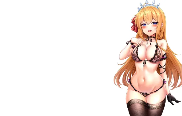 Girl, sexy, lingerie, pantsu, bra, cleavage, panties, thighhighs