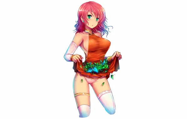 Girl, sexy, lingerie, Final Fantasy, pantsu, cleavage, panties, thighhighs