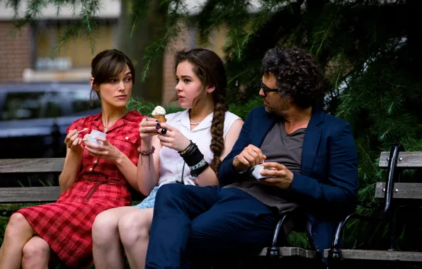 Picture Keira Knightley, Mark Ruffalo, Hailee Steinfeld, For once in your life, Begin Again