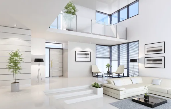 Picture design, interior, living space, luxury villa
