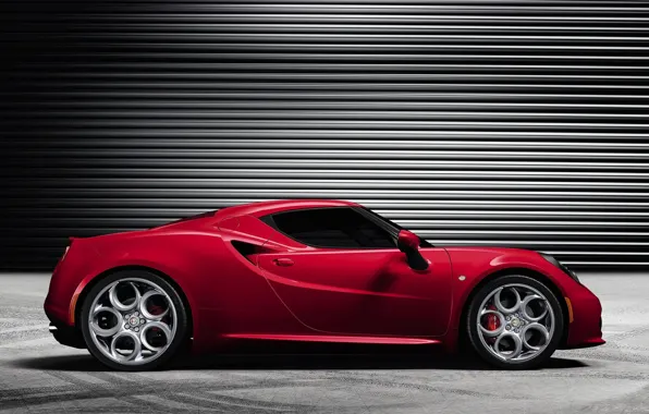 Picture Red, Alfa Romeo, Tinted, 4c