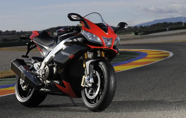 Motorcycle, Aprilia, RSV4, racing track, the front, Superbike, superbike, Factory