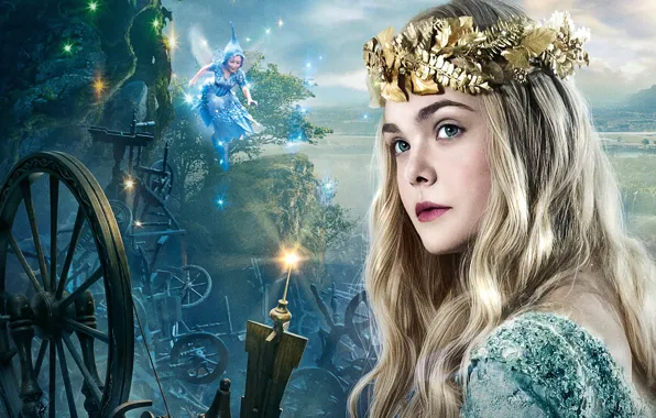 Picture girl, the film, actress, Aurora, Maleficent, Maleficent, Elle Fanning, El Fanning