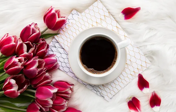 Coffee, bouquet, Cup, notebooks, Olena Rudo
